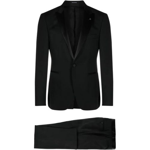 Black Wool Dress Suit - Größe 48 - Tagliatore - Modalova