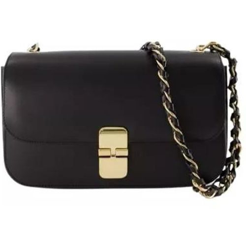 Shopper - Grace Baguette Chaine Bag - Leather - Black - Gr. unisize - in - für Damen - A.P.C. - Modalova