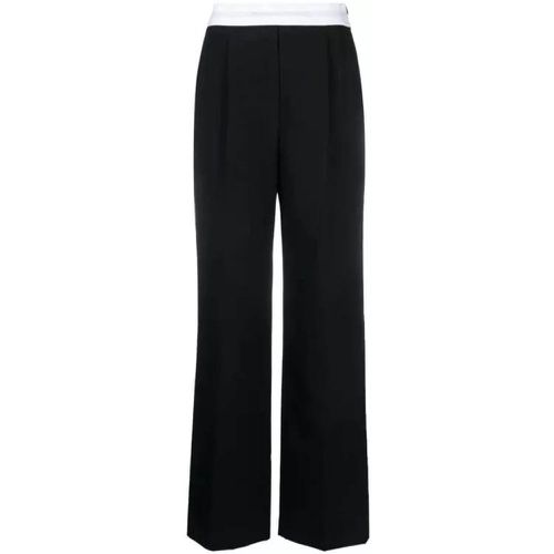 Logo-Waistband Straight-Leg Trousers - Größe 10 - alexander wang - Modalova