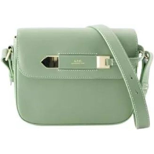 Shopper - Charlotte Crossbody Bag - Leather - Green - Gr. unisize - in - für Damen - A.P.C. - Modalova