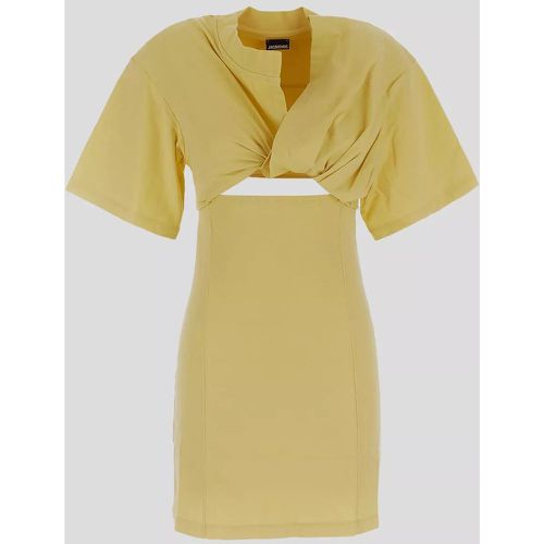 Cotton Dress - Größe M - yellow - Jacquemus - Modalova