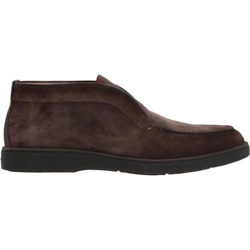 Loafer - Half Hoge Instapper Bruin - Gr. UK_10_5 - in - für Damen - Santoni - Modalova