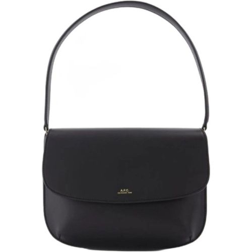 Shopper - Sarah Shoulder Bag - Leather - Black - Gr. unisize - in - für Damen - A.P.C. - Modalova