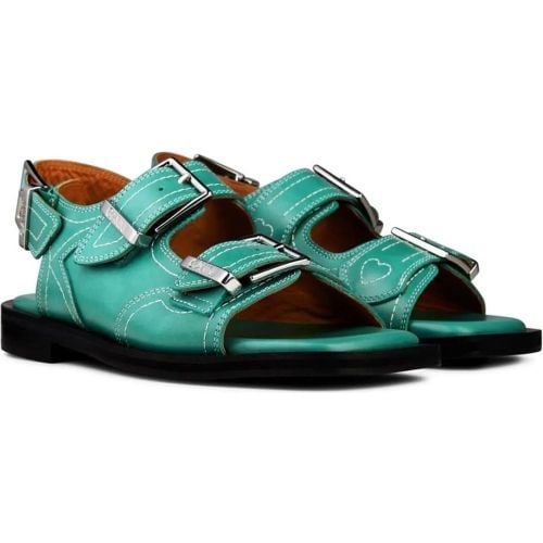 Low-Top Sneaker - Embroidered Western Sandals - Gr. 37 (EU) - in - für Damen - Ganni - Modalova