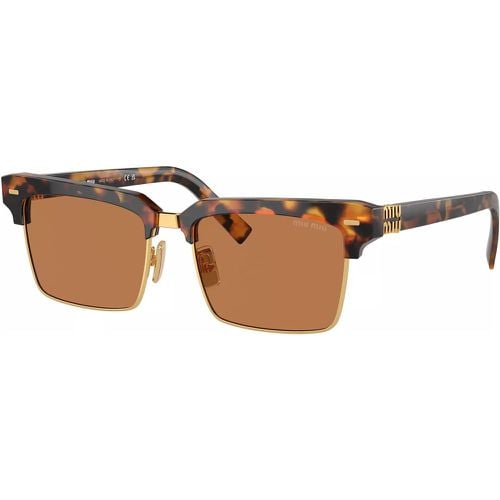 Sonnenbrille - 0MU 10ZS 54 19P2Z1 - Gr. unisize - in Braun - für Damen - Miu Miu - Modalova