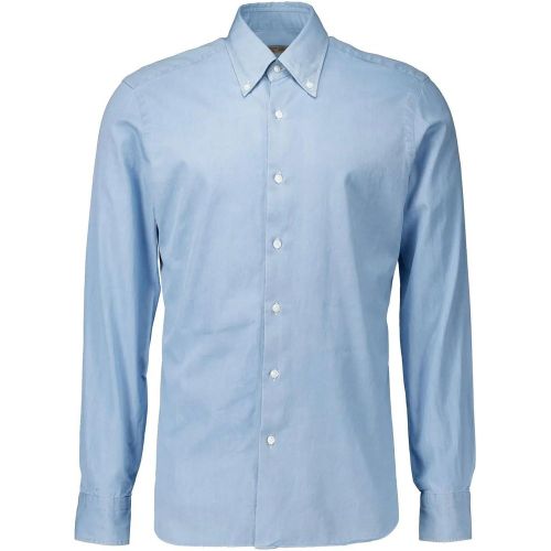 Lange Mouw Overhemden Blauw Liu24p01p - Größe 39 - Barba Napoli - Modalova