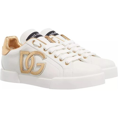 Sneakers - Logo Plaque Lace Up Sneakers - Gr. 38 (EU) - in - für Damen - Dolce&Gabbana - Modalova