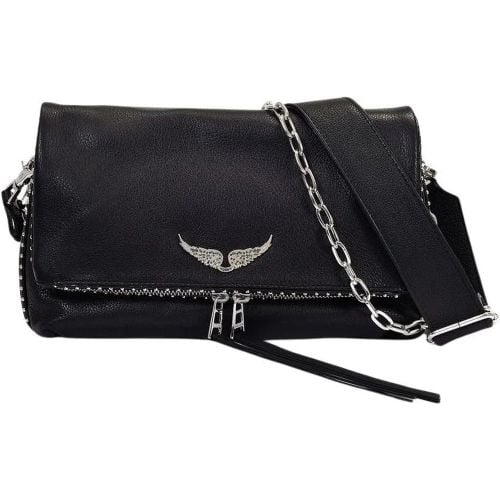 Shopper - Rocky Crossbody Bag In Black Grained Leather - Gr. unisize - in - für Damen - Zadig & Voltaire - Modalova