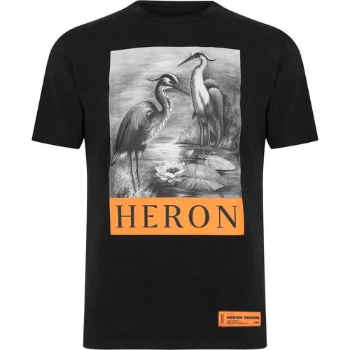 Heron Oversize Logo T-shirt - Größe M - Heron Preston - Modalova