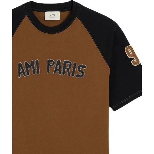 T-Shirts And Polos Brown - Größe S - AMI Paris - Modalova