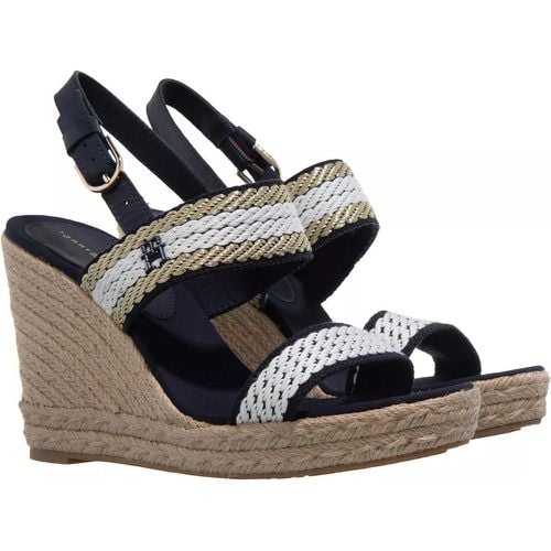 Espadrilles - Golden Webbing Wedge - Gr. 37 (EU) - in - für Damen - Tommy Hilfiger - Modalova