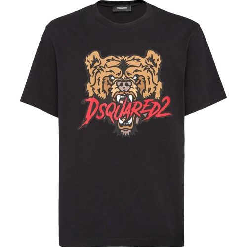 T-shirt black - Größe M - Dsquared2 - Modalova