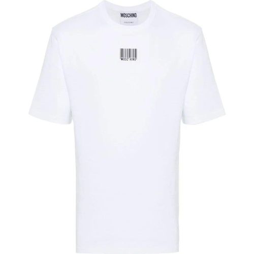 T-shirts and Polos White - Größe L - Moschino - Modalova