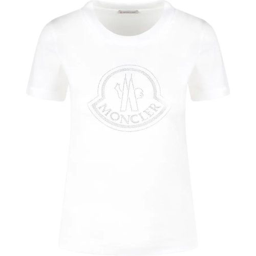 Crystal Logo T-Shirt - Größe L - Moncler - Modalova