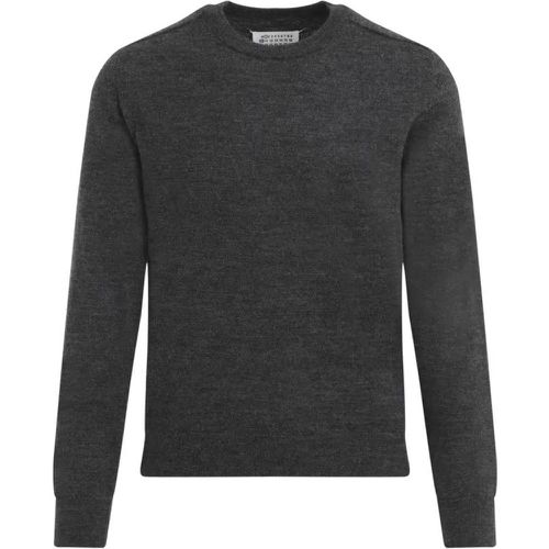 Charcoal Grey Wool Crewneck - Größe L - Maison Margiela - Modalova