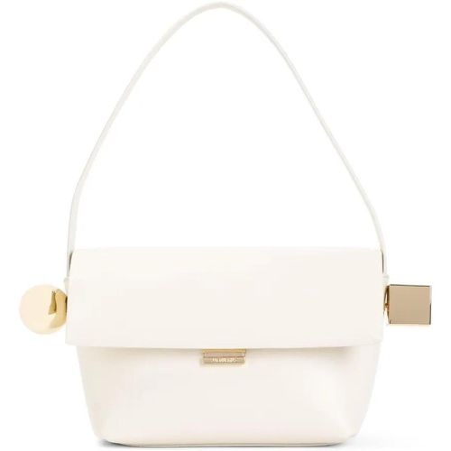 Shopper - Light Ivory White Lamb Leather Le Rond Carre Handb - Gr. unisize - in - für Damen - Jacquemus - Modalova