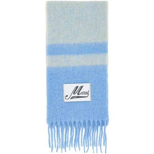 Tücher & Schals - Striped Brushed Alpaca Mohair Scarf - Gr. unisize - in - für Damen - Marni - Modalova