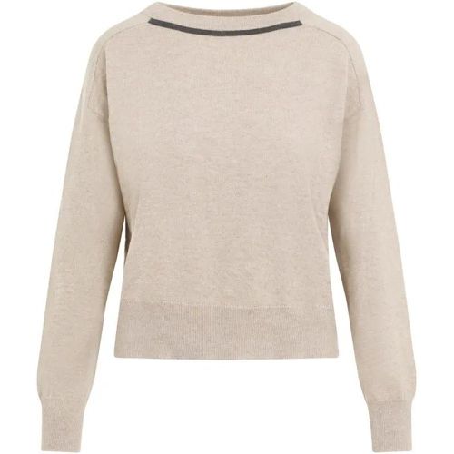 Smile Monile Sweater - Größe L - BRUNELLO CUCINELLI - Modalova