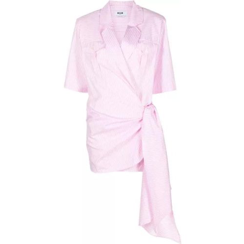 Pink Stripe Mini Dress - Größe 38 - pink - MSGM - Modalova