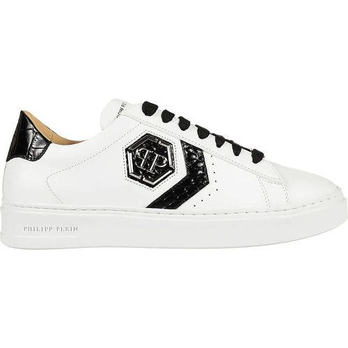 Low-Top Sneaker - Hexagon Low Top Sneakers Black - Gr. 45 (EU) - in - für Damen - Philipp Plein - Modalova