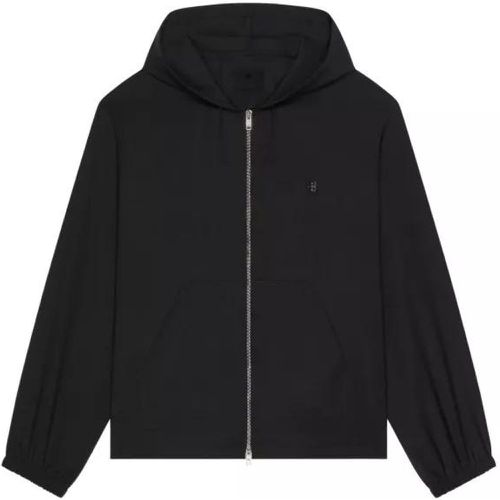 Zipped Wool Hoodie - Größe 46 - schwarz - Givenchy - Modalova