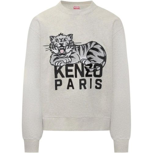 Paris Sweaters Grey Gray - Größe L - Kenzo - Modalova