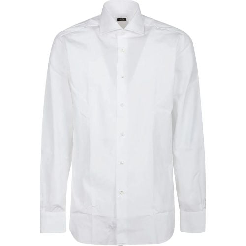 Neck Shirt White - Größe 39 - Barba Napoli - Modalova