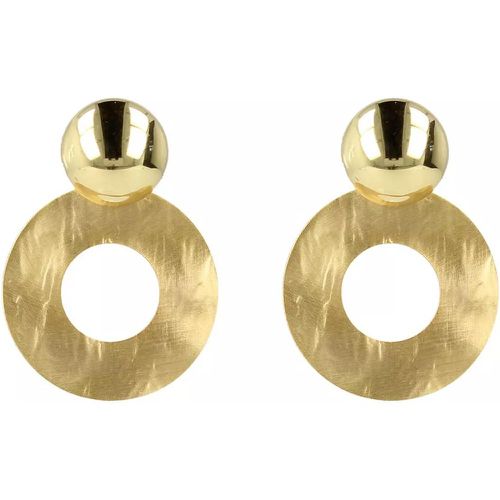 Ohrringe - Earring Round Hammered - Gr. unisize - in - für Damen - LOTT.gioielli - Modalova