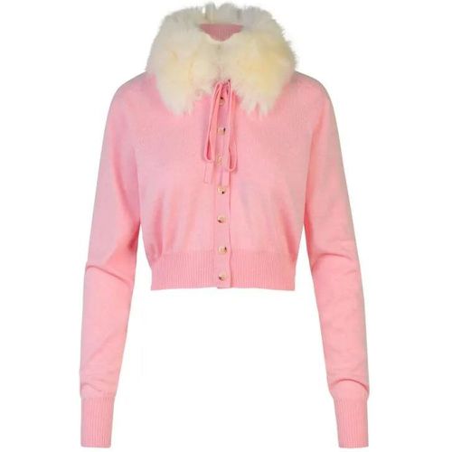 Sport' Pink Virgin Wool Cardigan - Größe M - pink - SPORTMAX - Modalova