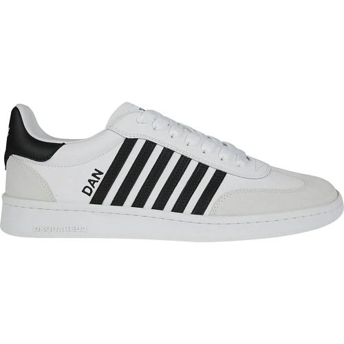 Low-Top Sneaker - Boxer Lace-up Low Top Sneakers White - Gr. 40 (EU) - in - für Damen - Dsquared2 - Modalova