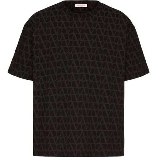 Garavani T-shirts and Polos Black - Größe L - Valentino - Modalova