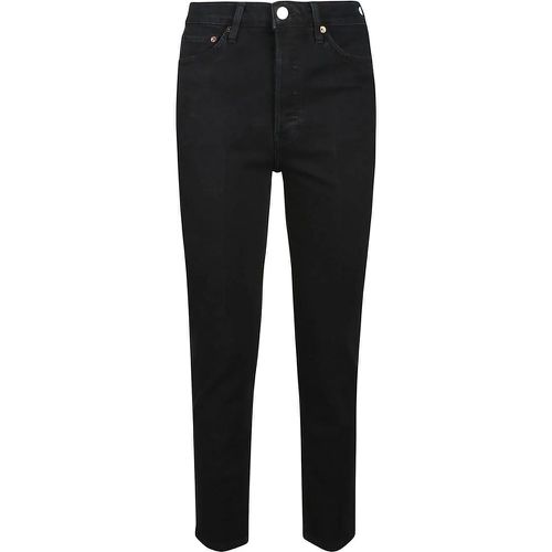 S High Rise Ankle Crop Jeans Black - Größe 29 - RE/DONE - Modalova