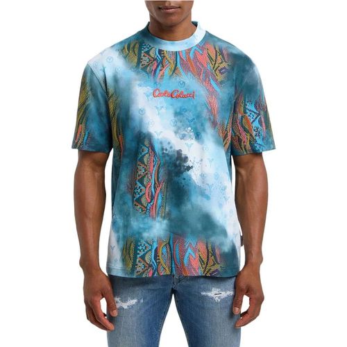 Heren T-shirt Blauw C3735/191 - Größe XXL - carlo colucci - Modalova