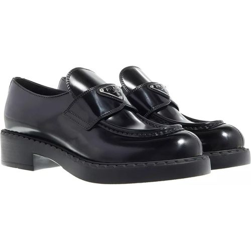 Loafers & Ballerinas - Brushed Leather Loafers - Gr. 37 (EU) - in - für Damen - Prada - Modalova