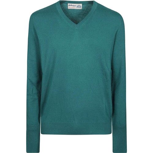 Plain V-neck Sweater - Größe 48 - Ballantyne - Modalova