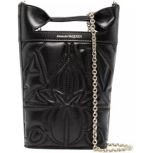 Shopper - Black Quilted Seal Mini Bag - Gr. unisize - in - für Damen - alexander mcqueen - Modalova