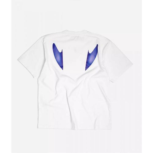 JW ANDERSON Weißes, oversized T-Shirt mit Rücken - Größe S - multi - J.W.Anderson - Modalova