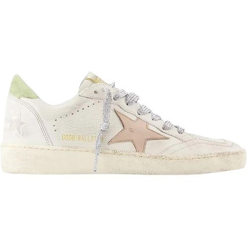 Low-Top Sneaker - Ballstar Sneakers - Leather - White - Gr. 39 (EU) - in - für Damen - Golden Goose - Modalova