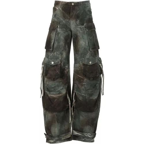 Green Cotton Jeans Cargo - Größe 24 - green - The Attico - Modalova