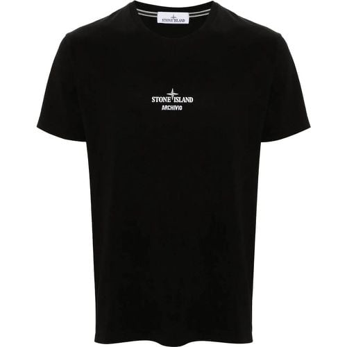 Black archivio t-shirt - Größe M - Stone Island - Modalova