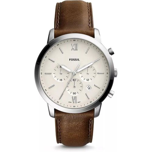 Uhren - Watch Neutra Chrono FS5380 - Gr. unisize - in Silber - für Damen - Fossil - Modalova