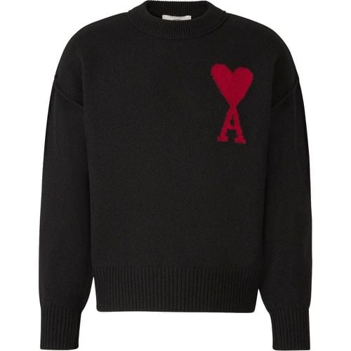 Oversize Logo Sweater - Größe XXL - AMI Paris - Modalova