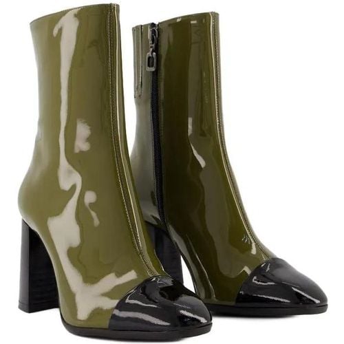 Boots & Stiefeletten - Donna Boots - Patent Leather - Khaki/Black - Gr. 37 (EU) - in - für Damen - Carel Paris - Modalova