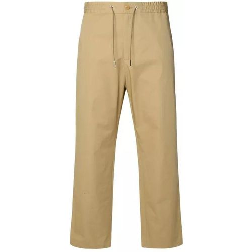 Beige Cotton Pants - Größe 46 - brown - Moncler - Modalova