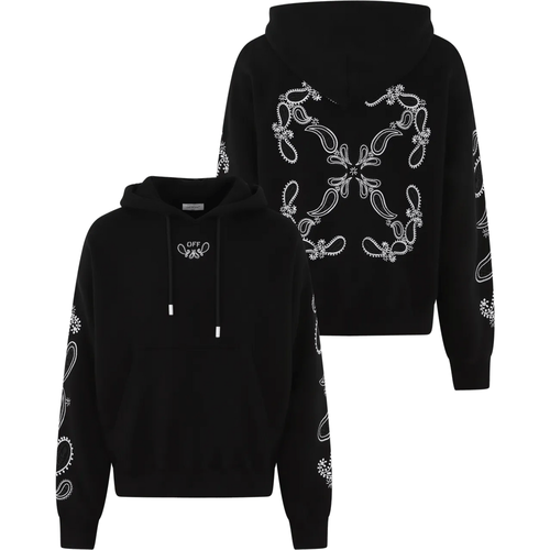 Heren Bandana Arr Skate Hoodie - Größe M - Off-White - Modalova