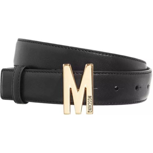 Gürtel - Logo Buckle Belt Smooth Leather - Gr. 85 - in - für Damen - Moschino - Modalova