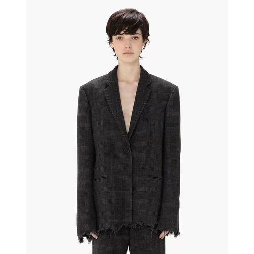 JW ANDERSON Karierter Blazer mit distressed Kanten - Größe S - multi - J.W.Anderson - Modalova