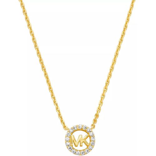 Halskette - 14K Sterling Silver Logo Pendant - Gr. unisize - in - für Damen - Michael Kors - Modalova