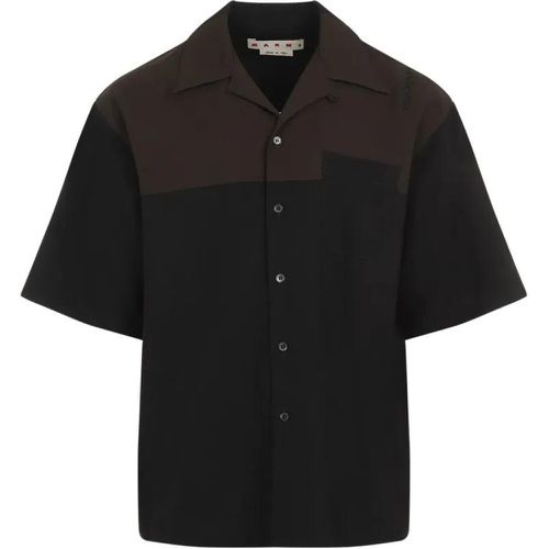 Black Virgin Wool Shirt - Größe 52 - schwarz - Marni - Modalova