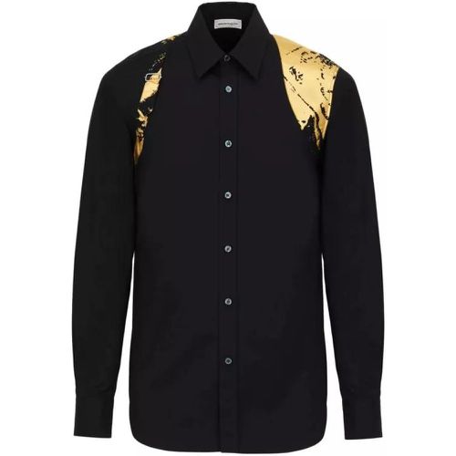 Black Gold Harness Shirt - Größe 16 ,5 - black - alexander mcqueen - Modalova